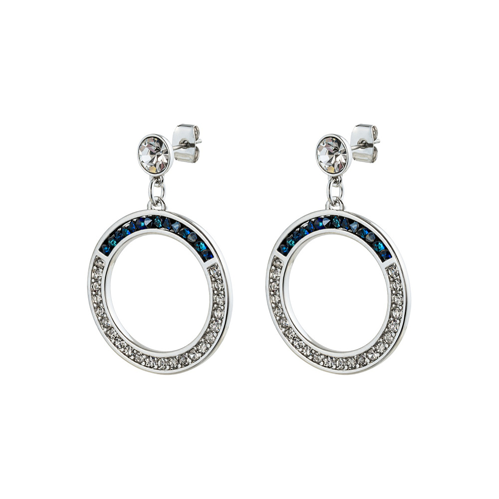 Fiore Luna Серьги BBL+CRY Fiore Luna *A2110NM-E02.23.1 BL/S Арт.: *A2110NM-E02.23.1 BL/S