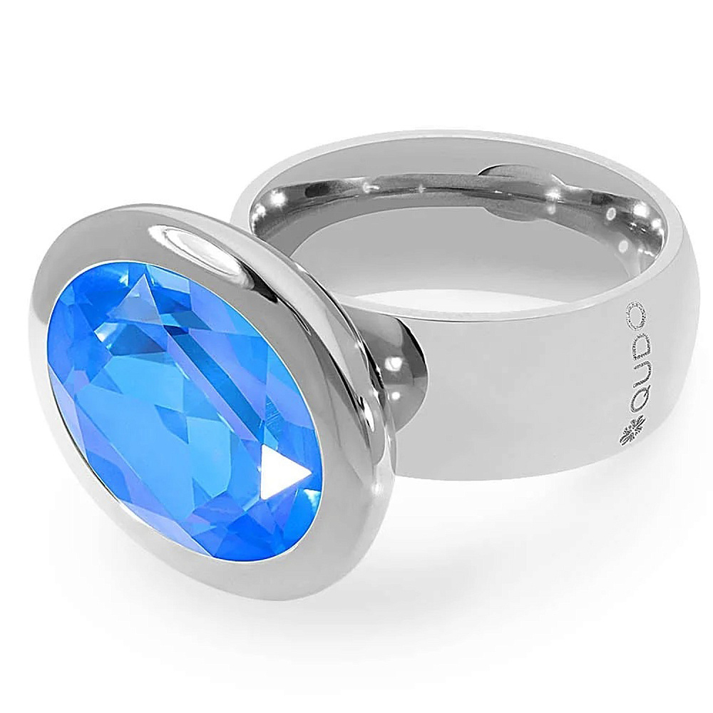 Qudo Кольцо TIVOLA big S royal blue delite 19 мм Qudo 651745/19 BL/S Арт.: 651745/19 BL/S