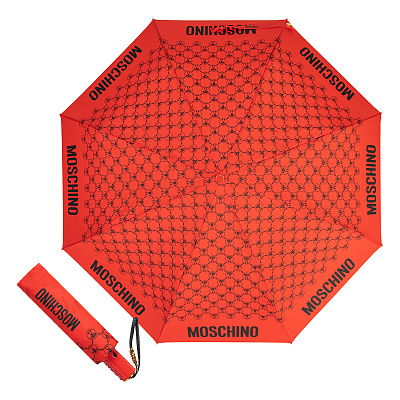 Зонт складной Moschino 8936-OCC DQM allover Red  product-3451 product-3451 
