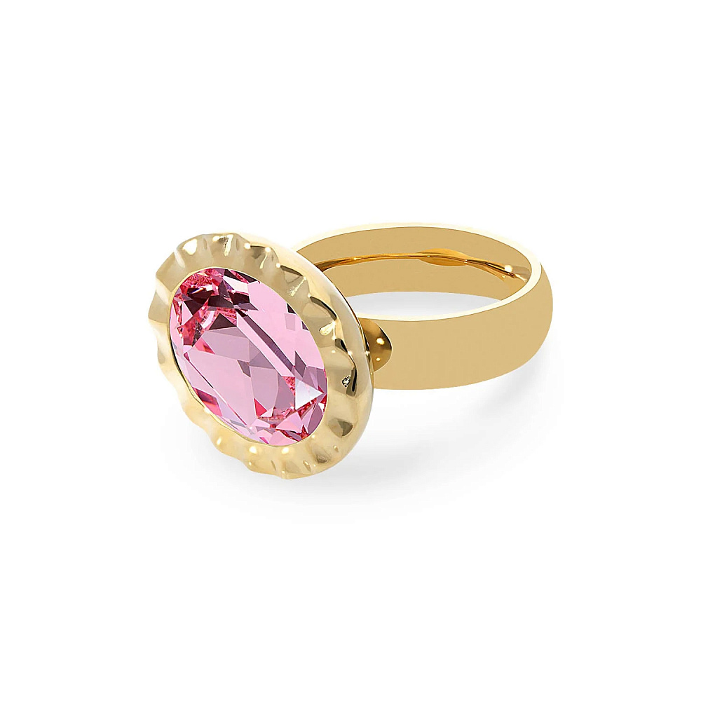 Qudo Кольцо TIVOLA UNICA big (G/P) Light rose 60 Qudo 686650 Арт.: 686650