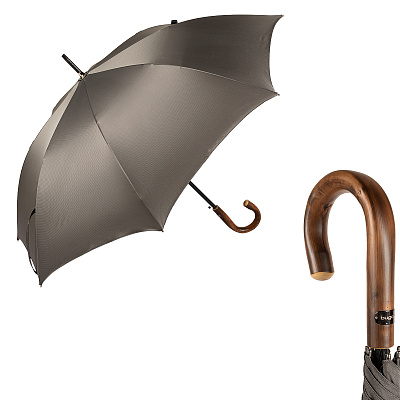 Зонт-трость Bugatti 218354-LA Oxford Gray Legno  product-3211 product-3211 