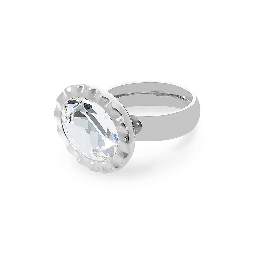 Qudo Кольцо TIVOLA UNICA big (S/P) Crystal 56 Qudo 686693 Арт.: 686693