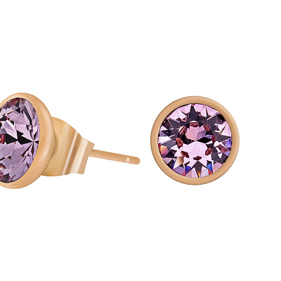 Пусеты Light Rose Fiore Luna SWE297 LR RG  Fiore Luna  SWE297 LR RG 