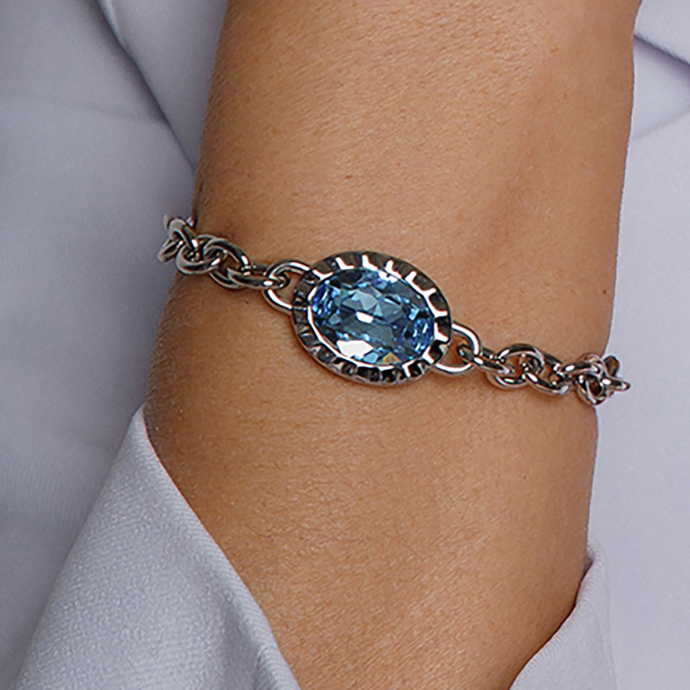 Qudo Браслет TIVOLA UNICA big (S/P) Aquamarine Qudo 189527 Арт.: 189527