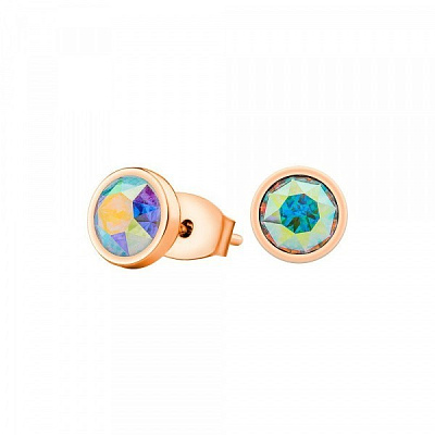Пусеты Crystal AB Fiore Luna SWE297 CAB RG SWE297 CAB RG 