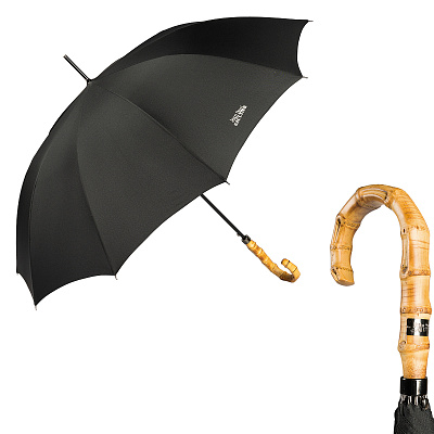Зонт-трость Jean Paul Gaultier 10-LA Bamboo Noir  product-3038  Jean Paul Gaultier  product-3038 