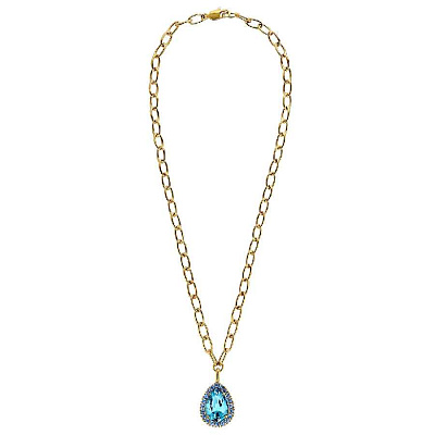 Колье METTA SG AQUA/LIGHT BLUE Dyrberg Kern *440102 *440102 