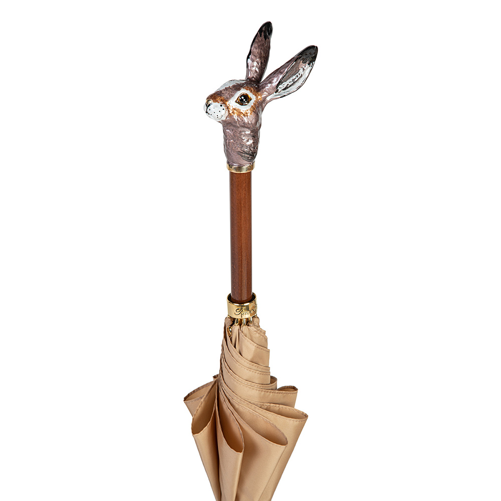 Pasotti Зонт-трость Pasotti Uno Lepre Заяц Beige  product-3459 Арт.: product-3459