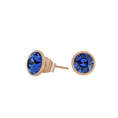 Пусеты Royal Blue Delite Fiore Luna SWE298 RBD RG SWE298 RBD RG 