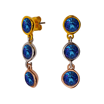 Серьги Blue colors Fiore Luna A2101SW-E01.23 BW/MIX A2101SW-E01.23 BW/MIX 