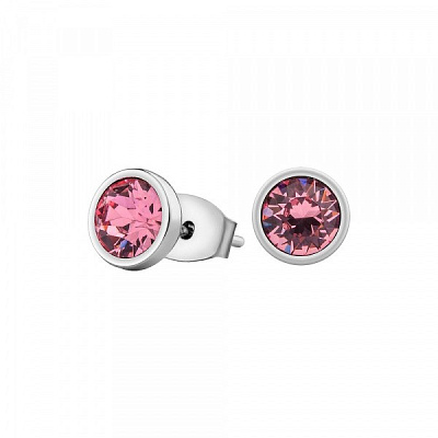 Пусеты Light Rose Fiore Luna SWE297 LR S  Fiore Luna  SWE297 LR S 