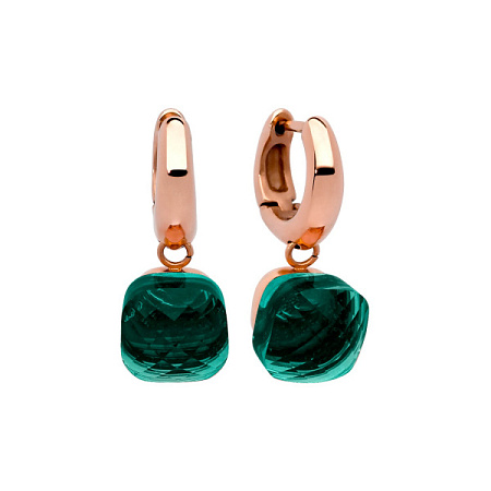 Qudo Серьги Firenze emerald Qudo 300095 G/RG Арт.: 300095 G/RG