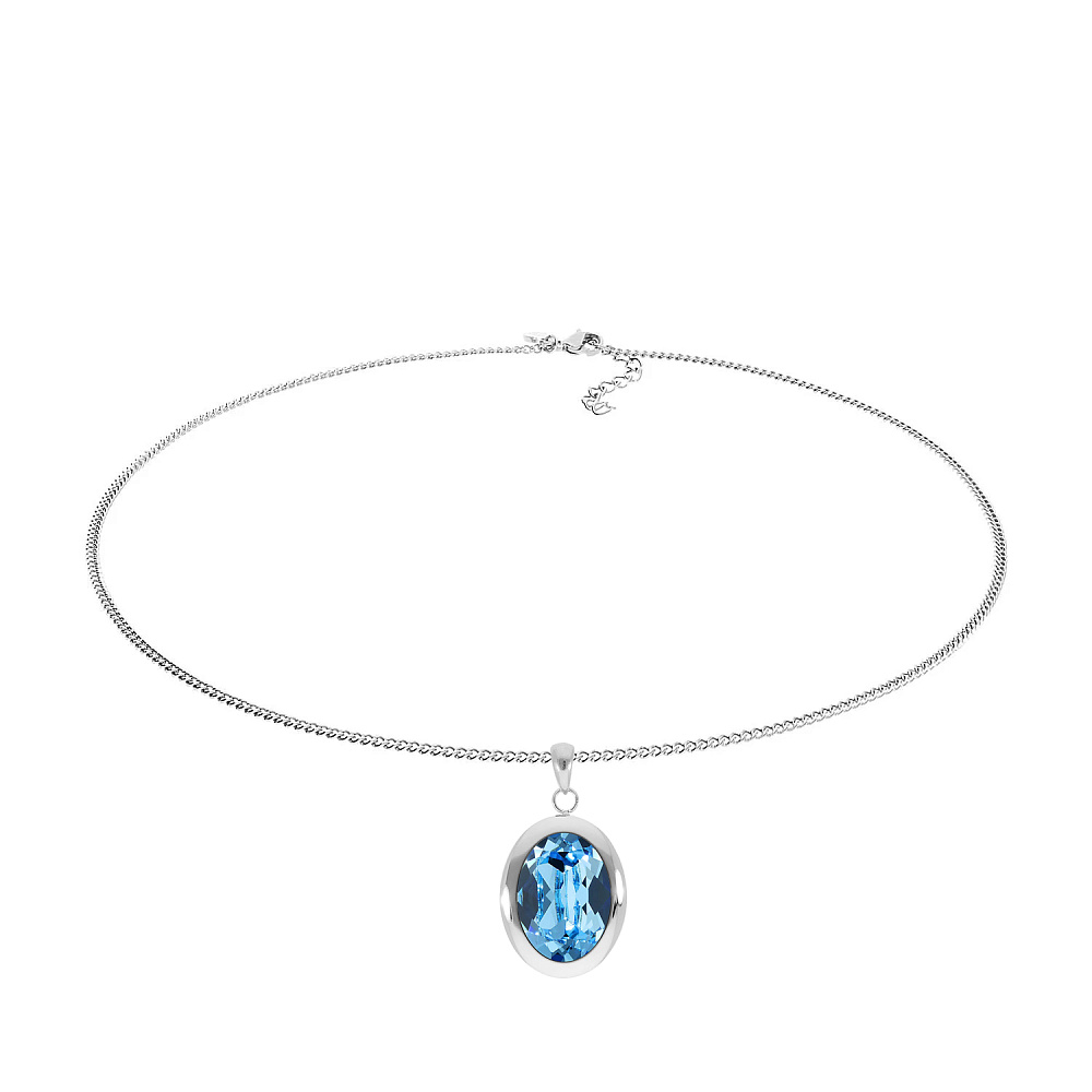 Qudo Колье TIVOLA big S aquamarine Qudo 404527.1 BL/S Арт.: 404527.1 BL/S