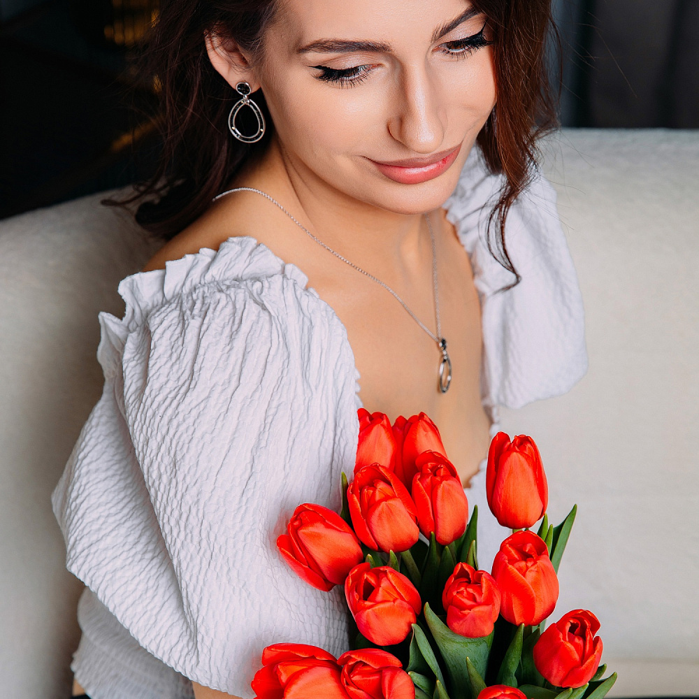 Fiore Luna Серьги SSHA Fiore Luna *A2103SW-E05.15 BR/S Арт.: *A2103SW-E05.15 BR/S