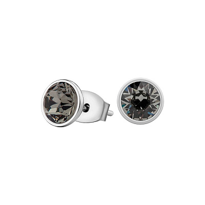 Пусеты Crystal Silver Night Fiore Luna SWE298 CSN S SWE298 CSN S 