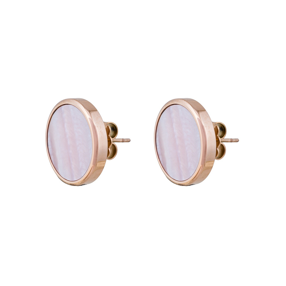 Fiore Luna Пусеты SHELL ROSE Fiore Luna *AE01734-4 R/RG Арт.: *AE01734-4 R/RG