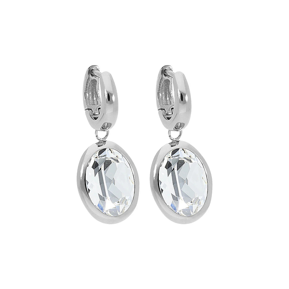 Qudo Серьги Creole TIVOLA small S crystal Qudo 310500 BW/S Арт.: 310500 BW/S