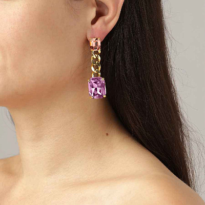 Серьги CALLA SG LIGHT ROSE / PEACH Dyrberg Kern 460010  Dyrberg Kern  460010 