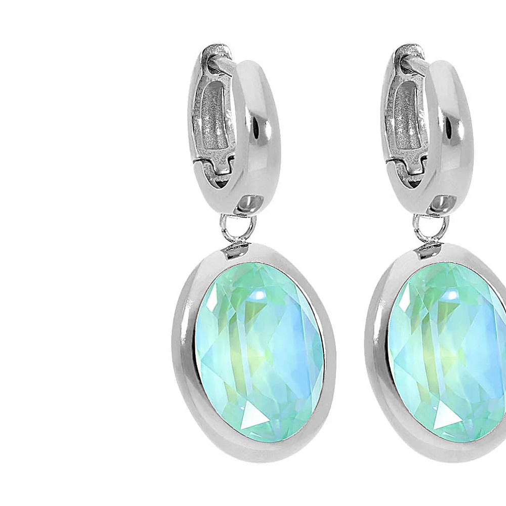 Qudo Серьги Creole TIVOLA small (S/P) Silky sage delite Qudo 310692 BL/S Арт.: 310692 BL/S