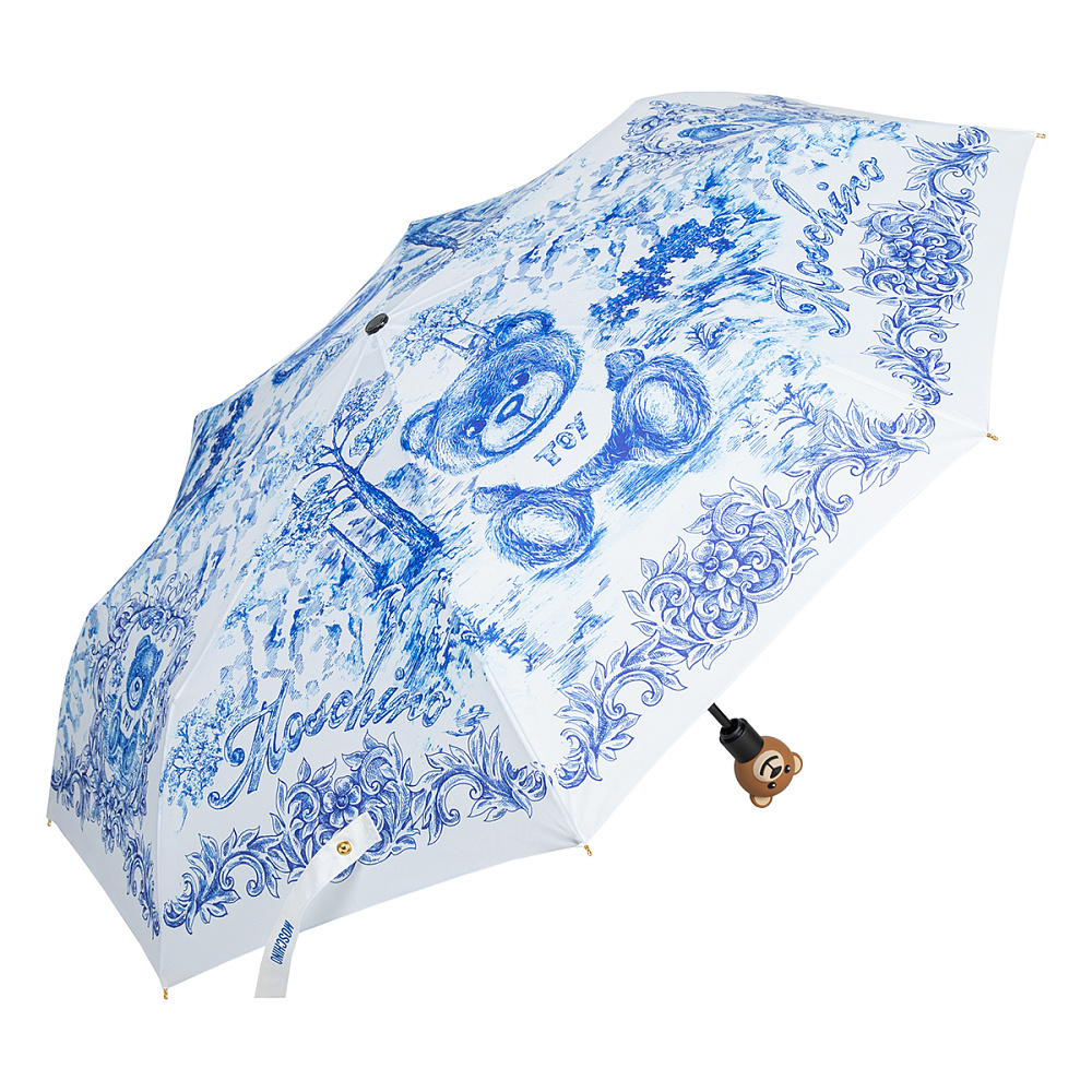 Moschino Зонт складной Moschino 8191-OCA Touile de Jouy Multi  product-3435 Арт.: product-3435