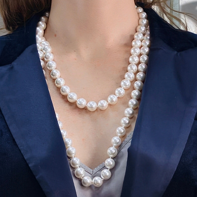 Колье WHITE SHELL PEARL Fiore Luna BCN12776-01  Fiore Luna  BCN12776-01 